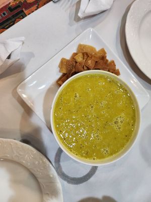 Lentils soup at Yamal Asham in Rabat