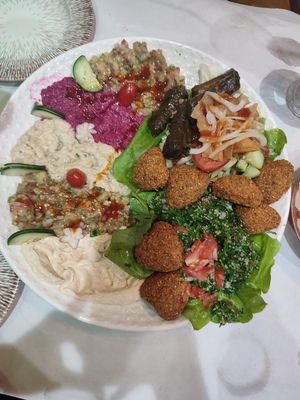 Meze   at Yamal Asham in Rabat