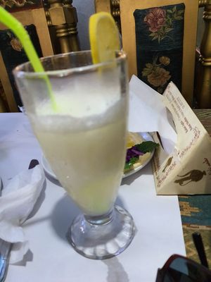 Fresh Lemon soda at Yamal Asham in Rabat