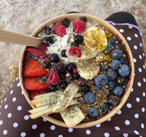 acai bowl  at The Juicery in Berlin