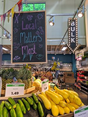 Local produce at Lexington Cooperative Market - Elmwood in Buffalo