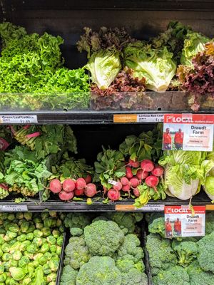 Local produce at Lexington Cooperative Market - Elmwood in Buffalo