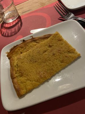 Farinata  at Pizzeria Fratelli Roselli in Turin