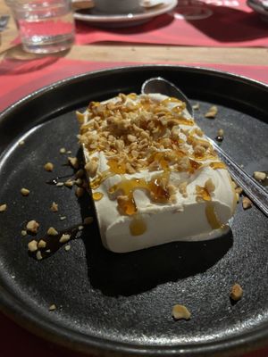 Semifreddo nocciola  at Pizzeria Fratelli Roselli in Turin