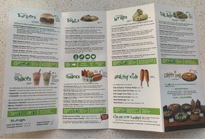 Menu pg 2 at Evos - Carrollwood in Tampa