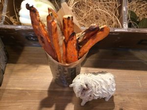 Sweet Potato No- Fries at GreenFare Organic Cafe in Herndon