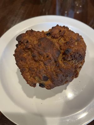 Blueberry muffin  at GreenFare Organic Cafe in Herndon