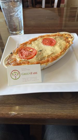 Lasagna  at GreenFare Organic Cafe in Herndon