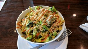 Broccoli Mac & No Cheese at GreenFare Organic Cafe in Herndon