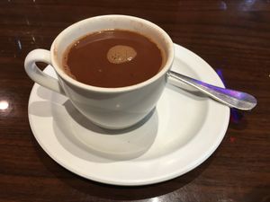 Organic Mushroom ‘Hot Cacao’ (Sweet) at GreenFare Organic Cafe in Herndon