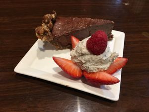 Organic Chocolate Nut Pie at GreenFare Organic Cafe in Herndon