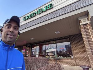 Store front at GreenFare Organic Cafe in Herndon