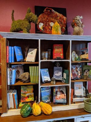 More books! at GreenFare Organic Cafe in Herndon