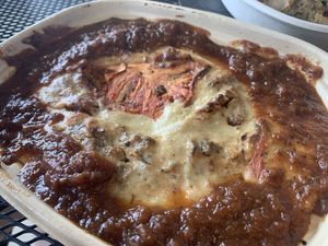 Lasagna at GreenFare Organic Cafe in Herndon