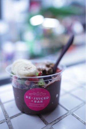 Acai bowl at Be-Juiced in Hong Kong Island