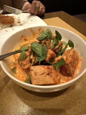 Tofu red curryy  at People's Palace in Makati