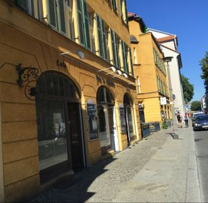 outside at You're Welcome in Berlin