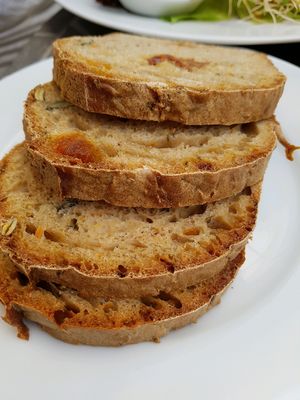 very nice bread with the breakfast  at You're Welcome in Berlin