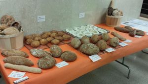 Different types of bread. All organic, gluten free, dairy free, vegan. at Celikatessen in Madrid