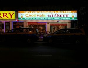 Sign at Chotivala in Pattaya