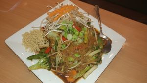 Pad Thai (vegan) at Siam Thai Food in Temecula