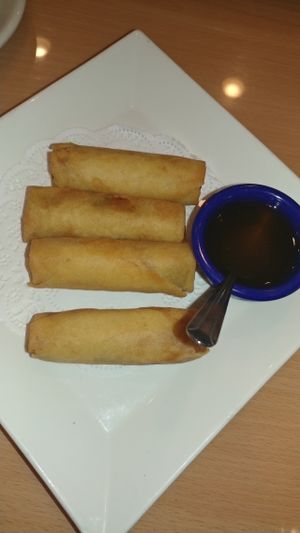 Egg rolls (vegan) at Siam Thai Food in Temecula