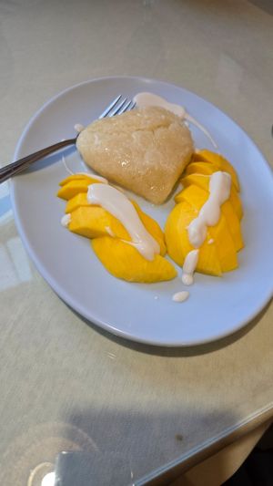 Sweet rice and mango at Siam Thai Food in Temecula