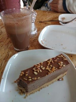 yummy cake at Urban Zen in Swansea