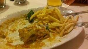 Big ";steak"; with Jägersauce at Zur Pfaffschenke in Kaiserslautern