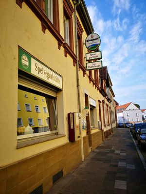 Pfaffschenke von außen  at Zur Pfaffschenke in Kaiserslautern