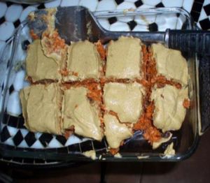 raw carrot cake by VeganHeartDoc at The Treehouse For Earth's Children & Deli in Farmington