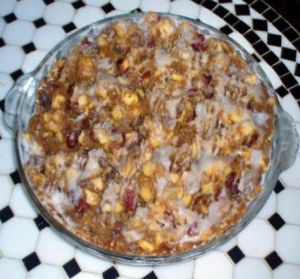 raw apple pie by VeganHeartDoc at The Treehouse For Earth's Children & Deli in Farmington