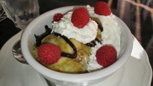 Salted date caramel banana ice cream at Clovermint Cafe and Market in Dania Beach