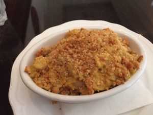 Roasted Garlic Macaroni & Cheese at Clovermint Cafe and Market in Dania Beach