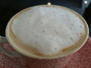 cappuccino at Clovermint Cafe and Market in Dania Beach