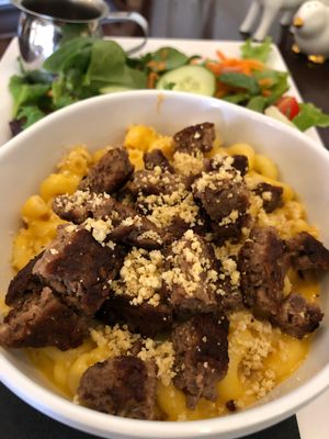 Impossible Mac n Cheese Helper at Clovermint Cafe and Market in Dania Beach