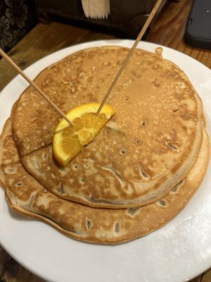 Vegan pancakes   at Backwater in Melbourne