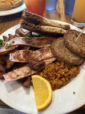 Southern Scramble with all vegan  at Backwater in Melbourne