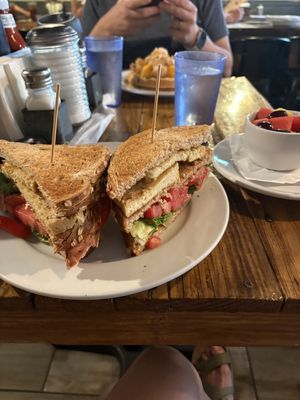 Club veganized…. Very plain without cheese or sauce options so would not recommend   at Backwater in Melbourne