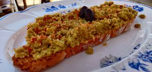 Torrada olivada at Vegans N' Roses in Castelldefels