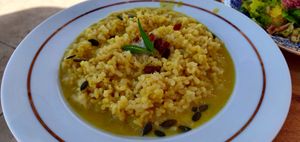 Arrós amb curry at Vegans N' Roses in Castelldefels