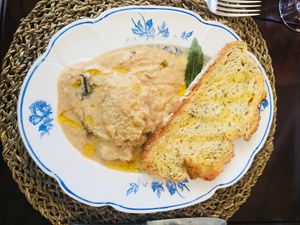 Seitan tostada  at Vegans N' Roses in Castelldefels