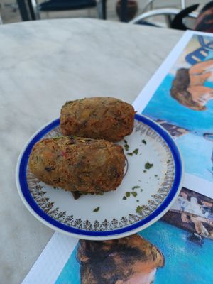 Croquetas at Vegans N' Roses in Castelldefels