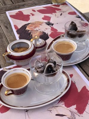 Ice coffee to love.  at Vegans N' Roses in Castelldefels