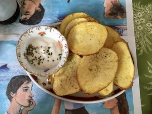 Patatas de la casa  at Vegans N' Roses in Castelldefels