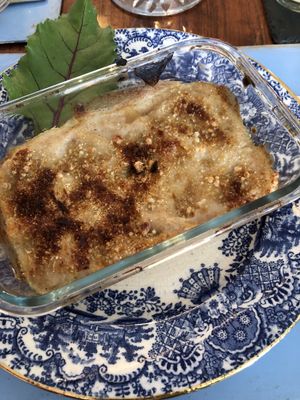 Lasaña vegetal at Vegans N' Roses in Castelldefels