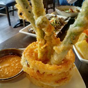 Verduras a la Romana at Lunya in Manchester