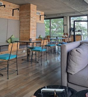 Indoors at Wild Jordan Cafe in Amman