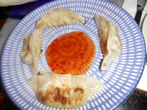 Empanadillas japonesas veganas at Etnika's in A Coruna