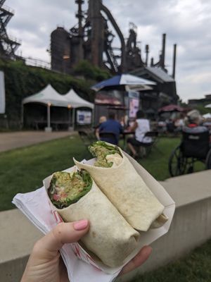 Falafel wrap at Try Vegan in Trenton
